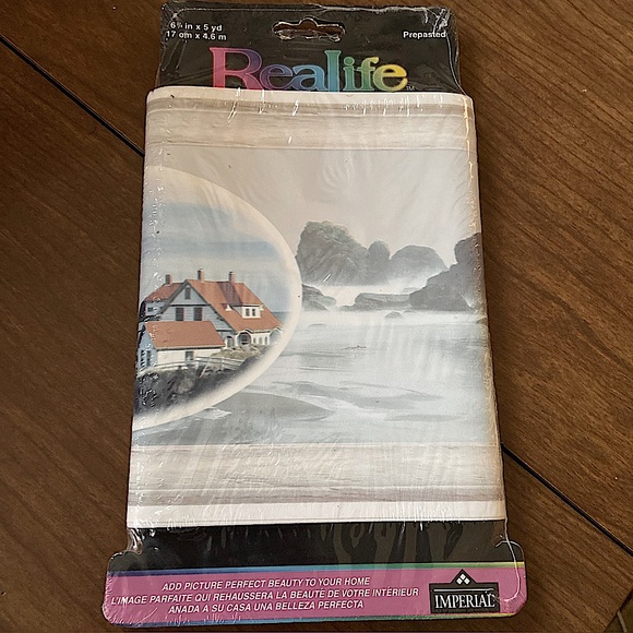 imperial Other - Imperial wallcovering realife outdoor by the sea prepasted Wall border Roll